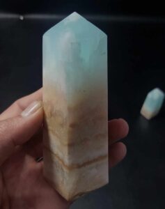 Premium 244g Caribbean Calcite Crystals Quality Gems for Sale