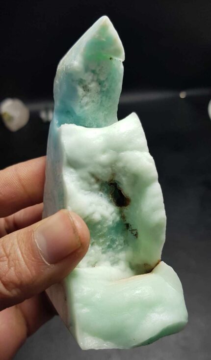 "204g Blue Aragonite Crystals - Unique Gem for Sale"