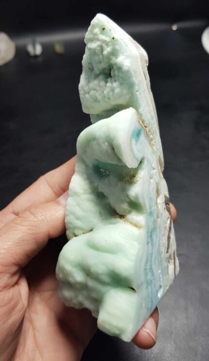 100% Quality Blue Aragonite Crystals: 362 grams for Sale.