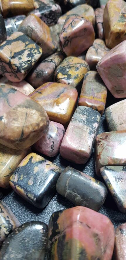 1kg Rhodonite Tumbles for Sale | Buy Crystals Online